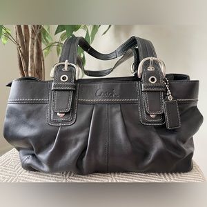 Coach Black Leather Soho Shoulder Bag